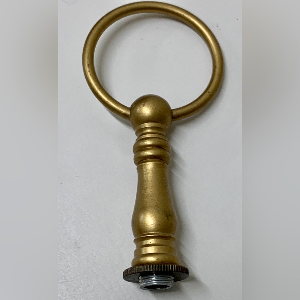 Vintage Solid Brass Hoop Lamp Light Fixture Loop